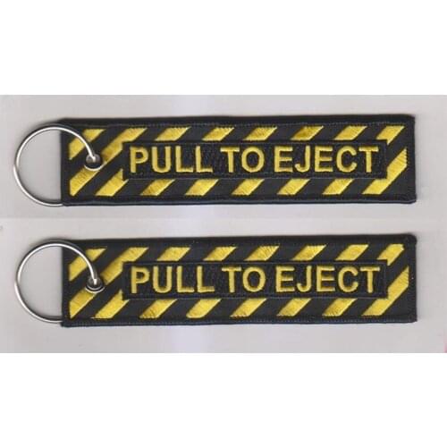 Pull To Eject Motorcycle Keychain Traditional Fabric Keyring Key Chain