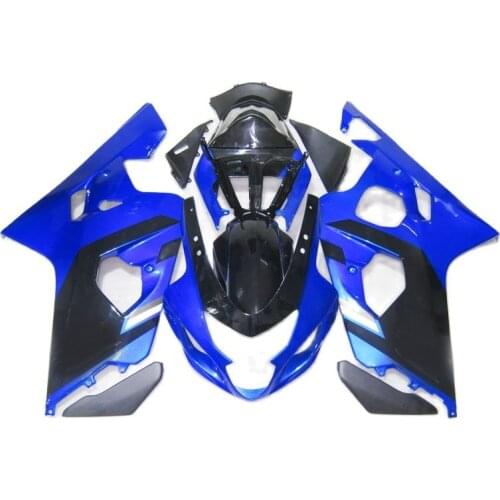 Replace Fairings for SUZUKI GSXR 600 750 2004 2005, Blue Black fairing kit GSXR600 GSXR750 k4 k5 PL230