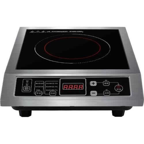 High-power 3500W Induction Cooker Cooktop Commercial Stainless Steel Induction Cooker Household Stir Fry Electric Stove