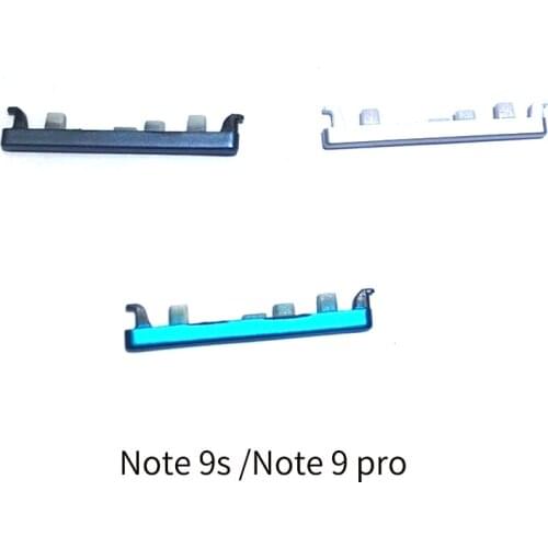 10pcs For Xiaomi Redmi Note 9S 9 Pro Power ON OFF Volume Up Down Side Button Key