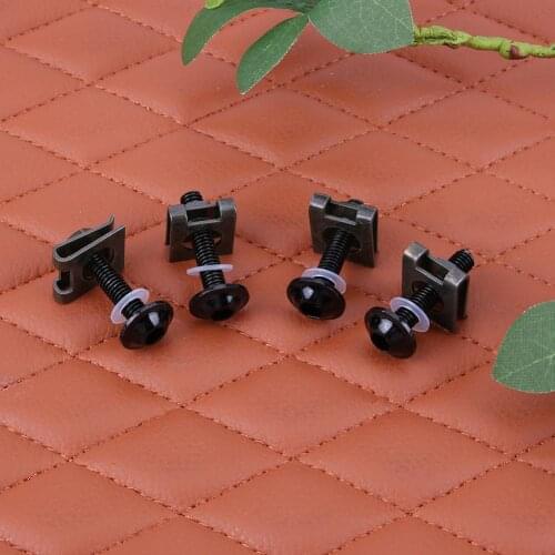 10Pcs/Lot Universal M6 6mm Motorcycle Fairing Body Bolts Nuts Scooter Spire Speed Fastener Clips Screw Spring Motorbike Bolt Nut