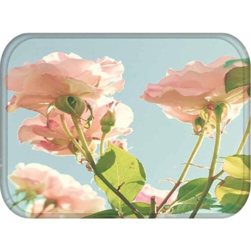 40x60cm Cute Diy Print Floor Mat Bathroom Ground Mat Slip Door Bath Pad Rug Living Room Kitchen Carpet Home Decor