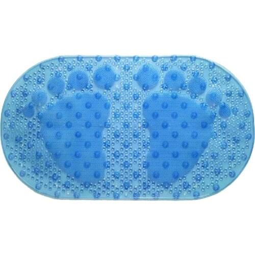 Free Shipping Plastic PVC Bath Mats feet Non-slip Mat Bathroom Products Carpet for Bathroom Anti Slip Mats for With Sucker