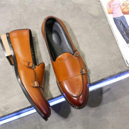 CIMIM Brand Italy Formal Men Trend Fashion Business Leather Shoes Hairstylist Casual Office Dress Shoes New Luxury Men Loafers