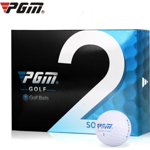 PGM 12pcs/set High-quality Two-layer Golf Ball Professional Version Of The Game Ball Customized Exquisite Boxed 3pcs In A Box