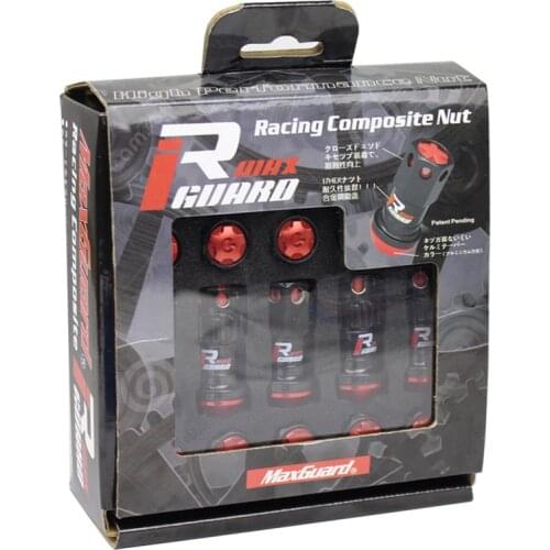 Racing Composite R40 Style 44mm M12x1.5/1.25 Wheel Rims Lug Nuts 20pcs/set Car Accessories