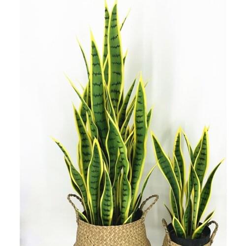 13CM-86CM Artificial Succulents Indoor Tiger Hair Branches Tropical Fake Long Leaf Office Hotel Balcony Home Deco Accessories