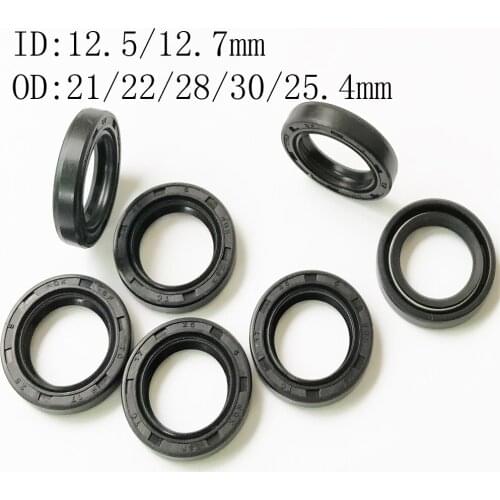 1PCS 12.5X21X7 12.5X22.5X6 12.5X28X5 12.5X32X15 12.70X25.40X4.83MMNBR Shaft Skeleton Oil Seal TC Nitrile Rubber Ring Gasket