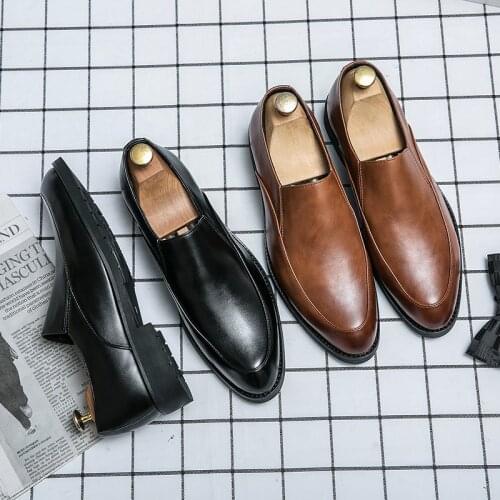 2021 Men Fashion Mens Leather Spring Casual Mens Flats Loafers Men Loafers Causal Flat Shoe For De Male