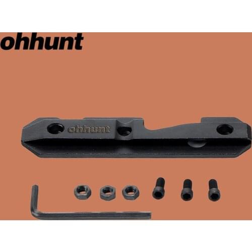 Ohhunt Hunting accessories AK47 Side Dovetail Rail Mount Plate Stamped Or Milled Receiver With Three Bolts