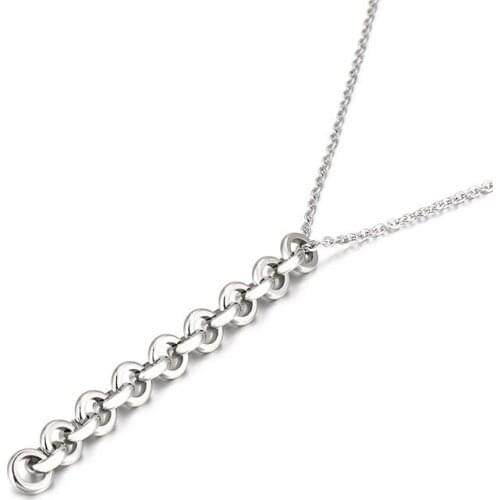 Stainless steel necklace ladies simple titanium steel necklace new jewelry items