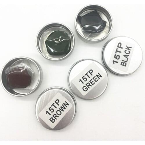 3*15gTungsten Rig Putty Fishing Sinker Weight Green, Brown Heavy-Carp Terminal Tackle for Carp Fishings Fly Fishing Lure Baits