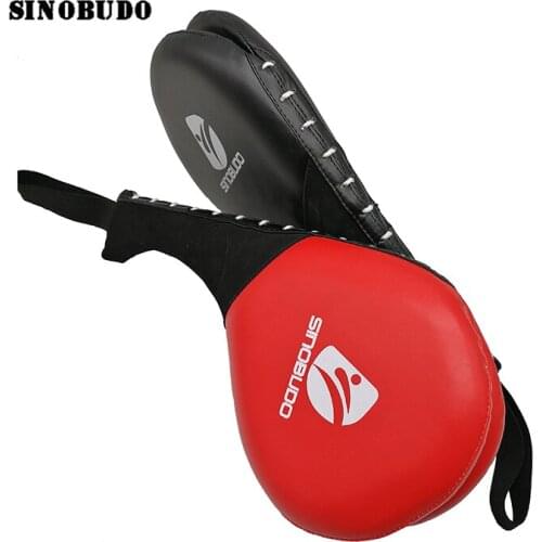 Sinobudo 2018 New 1 Pcs Taekwondo Foot Training Boxing Martial Arts Adult Children Hand Double Leaf Kick Target