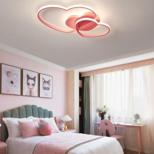 Modern Light Fixture Child Bedroom Light LED Ceiling Light With Remote Control Girls Room Ceiling Lights AC110V AC220V