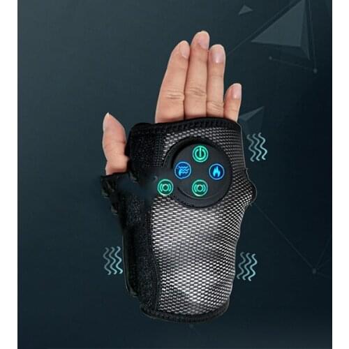 Smart Wrist Brace Hand Hot Compression Air Massager Multifunctional Electric Heating Brace And Hand Pain Relief Vibration