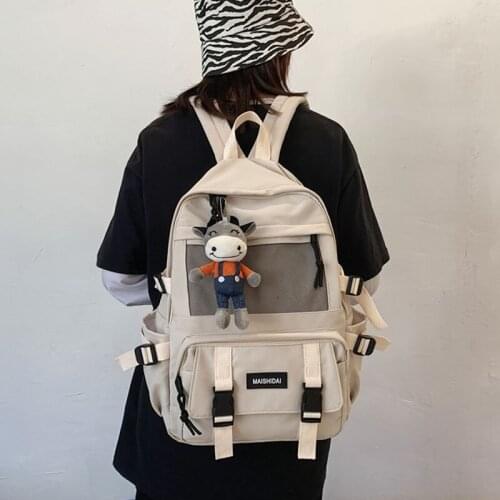 New Waterproof nylon Women Backpack Female High quality Schoolbag for Teenage girl Travel backpack large capacity Mochila buckle