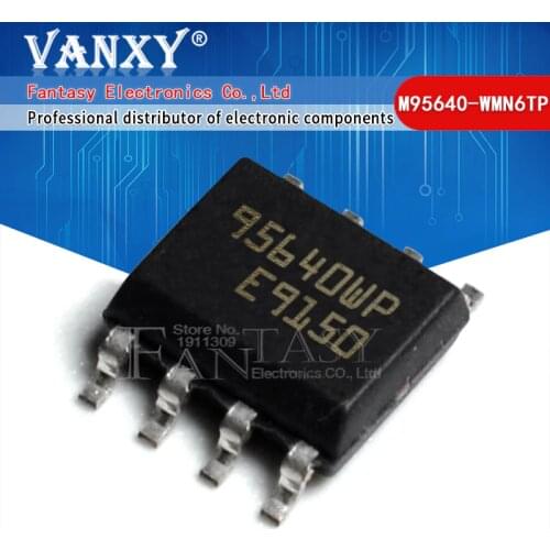 10pcs M95640-WMN6TP SOP8 95640 SOP 95640WP SOP-8 SMD M95640 new original