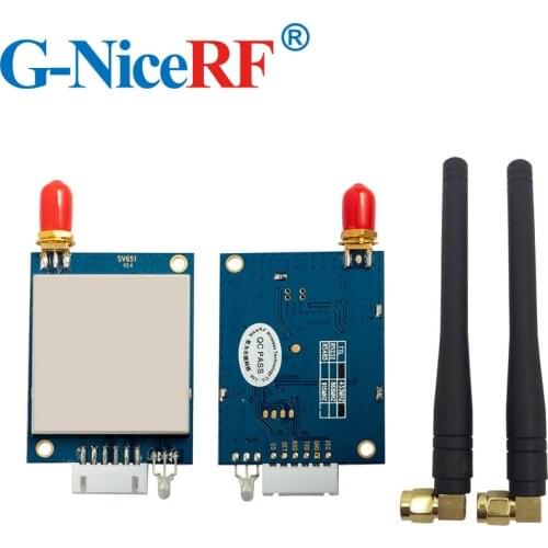 2pcs/lot Si4432 500mW 433MHz TTL interface SV651 3km wireless transmitter