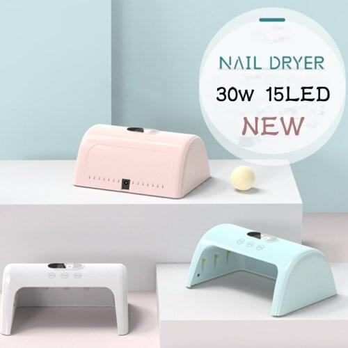 2021 New LED UV Lamp Nail Dryer 30w Nail Art Machine Smart Sensor Lamp For Manicure Baking Lamp Salon Use Gel Nail Uv Lamp