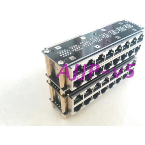 32-channel K Series Rj45 Straight-through Hub Connector Video Surveillance Multi-channel Network Cable Docking Array Module