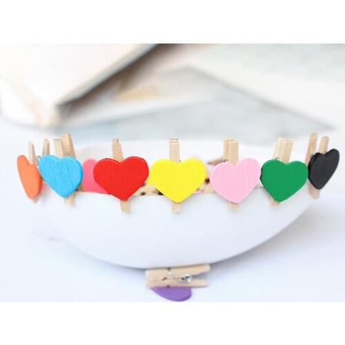 50Pcs Mini Pegs Photo Banner Clips Wooden Clothespins Kids DIY Projects Supplies