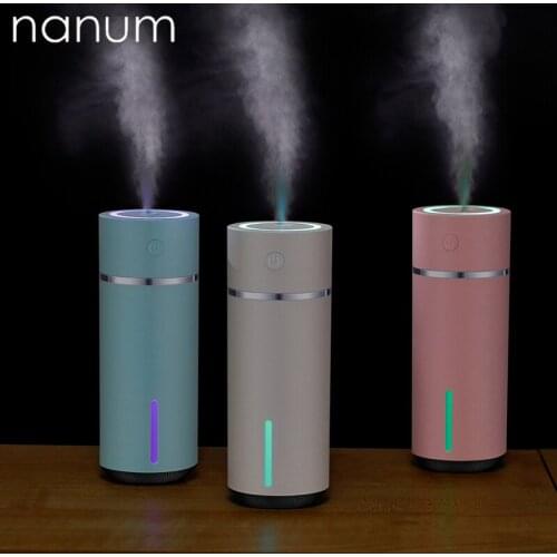 Car Air Freshener DZ01 Humidifier USB Mini Ultrasonic Essential Oil Diffuser LED Purifier Mist Maker