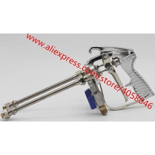 Free shipping Double head spray gun nano chrome painting dual head glue sprayer hot sales double nozzle spray gun