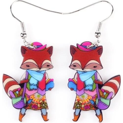 Bonsny Drop Frog Earrings Long Acrylic Dangle Brand Bijoux Animal Jewelry Cute Cartoon New 2015 Girls Women Earrings Accessories
