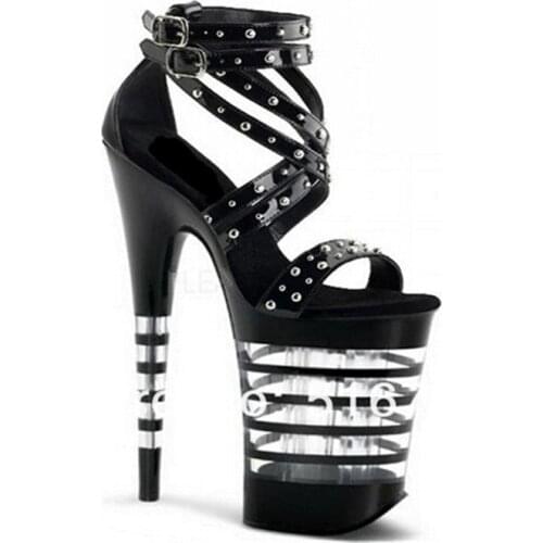 Sexy black fish mouth comfortable sandals that occupy the home, the mysterious temptation nightclub bar Dance Shoes