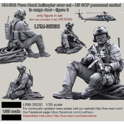 1/35 Resin Figure Us Seals figure Soldier model kits self-assembled LRM-35030