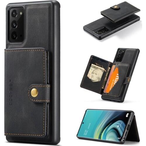 Leather Magnetic Detachable Wallet Bag Case For Samsung Galaxy A52 A42 A32 A22 A12 A71 A51 5G Card Solt Bag Stand Holder Cover