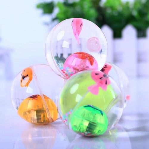 Flashing Luminous Ball Rubber Bouncing Ball Anti Stress Gift Fun Fidget Toys for Children Random Color @ NSV775
