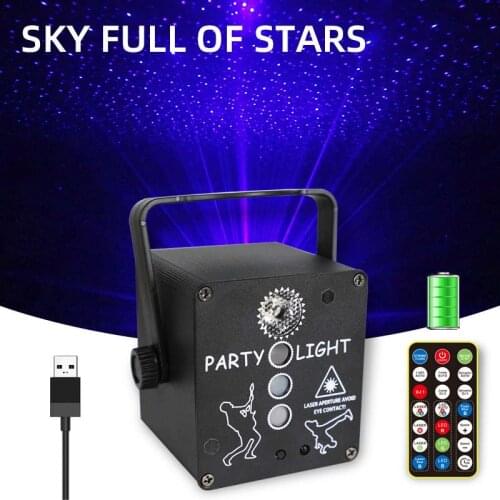 Mini 3 holes USB built in battery recharge disco DJ Disco KTV bar club Party light
