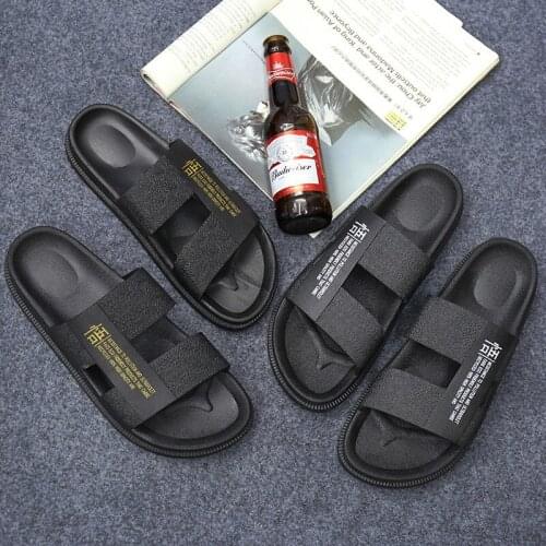 Slipper mens 2019 new summer outdoor beach sandals mens shoes fashion outside wearing sandals slippers men slippers men