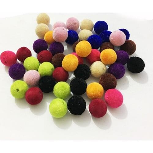 8mm component jewelry findings velvet beads choker necklace Accessories Bracelet charms lariat earrings spacers brincos corsage
