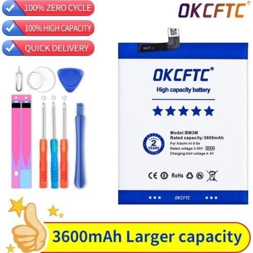 OKCFTC Xiaomi Mi 9 Phone Batteries