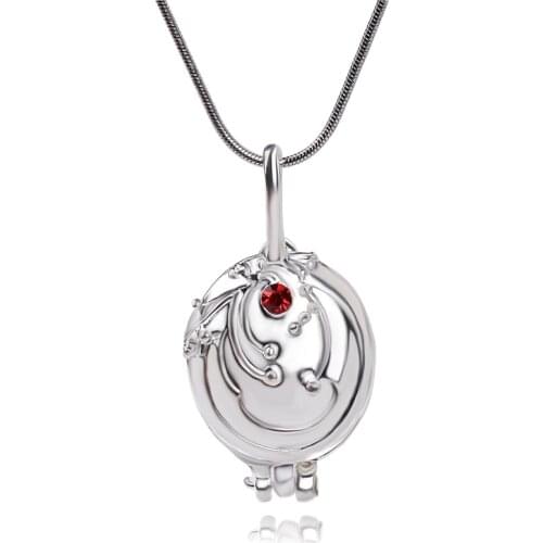 Wholesale 24PCS/Lot 3 Color The Vamp Diaries Elena vervain Necklace Locket Pendant Plated For Men Women Gifts Accessories