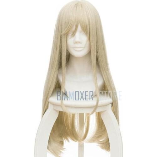 Biamoxer Lin Xianming Wigs New Hakata Tonkotsu Ramens Cosplay Wigs Long Heat Resistant Synthetic Hair Perucas Cosplay Wig