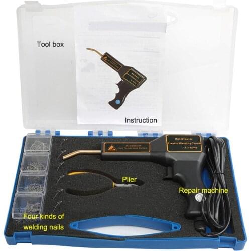 50W Handy Plastics Welders Garage Tools Staplers Machine Staple PVC Repairing Machine Car Bumper Repairing Stapler Welding Tool