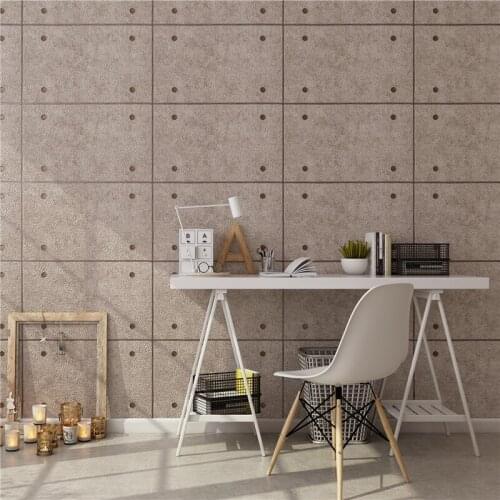 Sound insulation and noise reduction Suede velvet TV background Light luxury 3D thickening modern minimalist non-woven wallpaper