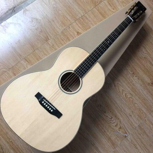 Solid Spruce Top OOO Body 15AAA Real Abalone Classical Acoustic Guitar Accept Customized Guitar Project