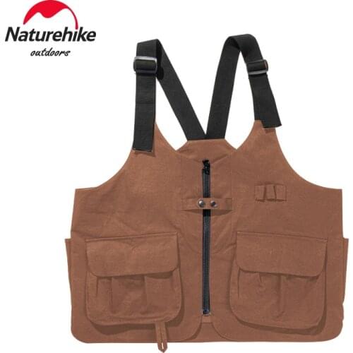 Naturehike Outdoor Functional Vest Portable Vest Jacket Sling Waistcoat Anti-wrinkle And Non-iron Suitable For Hiking And Campin