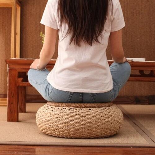Rattan Putuan Cushion Thickened Round Pier Japanese Tea Ceremony Floor Balcony Bay Window Tatami Cushion outdoor cushions