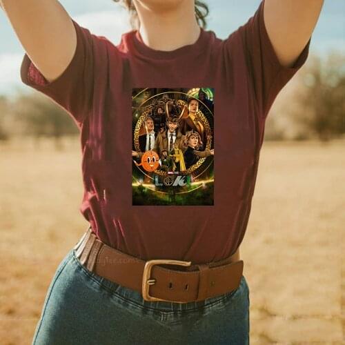 Vintage Loki Laufeyson Shirt Loki Homage T-shirt Loki God of Mischief Miss Minutes Graphic Tee Tom Hiddleston Superhero Tops