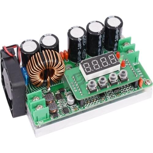 High-power DC-DC adjustable boost module Digital display DC constant-voltage constant-current power supply Boost circuit