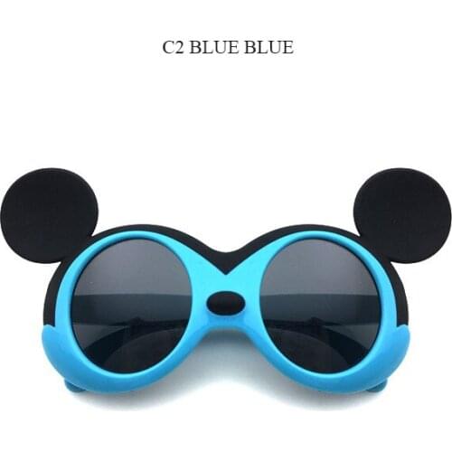 Funny Silicone Polarized Cartoon Mouse Sunglasses Sunglass for Kids