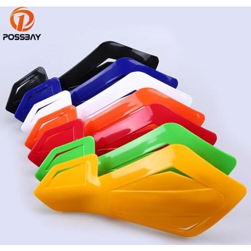 POSSBAY Motorcycle Hand Guard Handlebar Protector fit for Harley Honda Kawasaki Suzuki Yamaha With 20mm-22mm Handlebar Dirt Bike