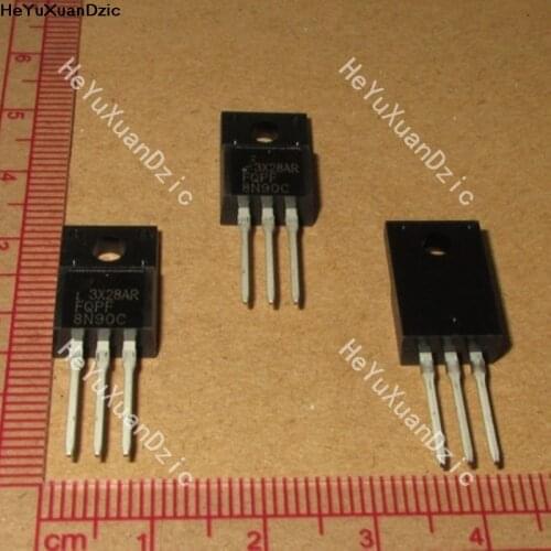 10Pcs/ lot FQPF8N90C FQPF8N90 8N90C 8N90 TO-220F 8A 900V N-Ch Q-FET advance C-Series New Original Product