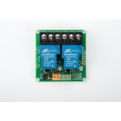 2 channel 5V/12V/24V large current Relay Module 30A High level trigger low level trigger PLC control