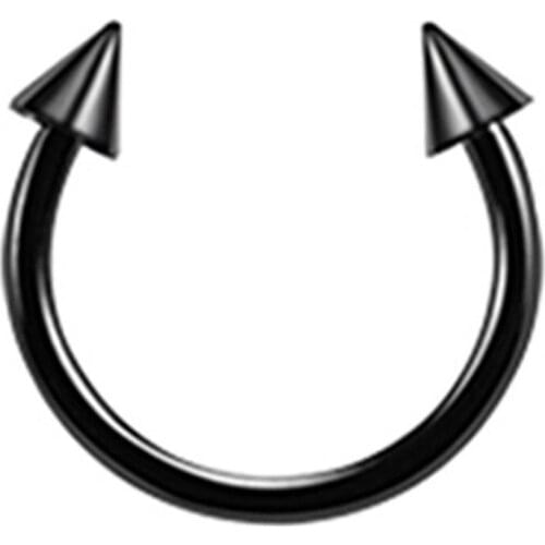 2021 new Nose Ring C Shaped 0.16in Stainless Steel Nostril Piercing Ring Cartilage Hoop for Women nose ring